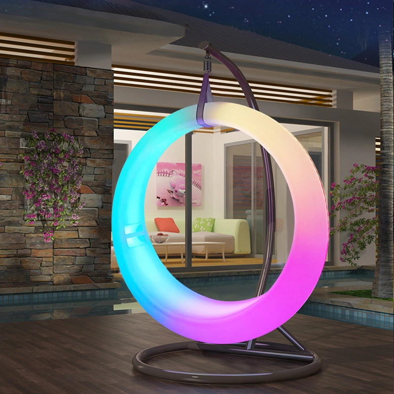 Colorful Outdoor Lighting Waterproof Garden Light LED Furniture Strip Light LED Swing Chair