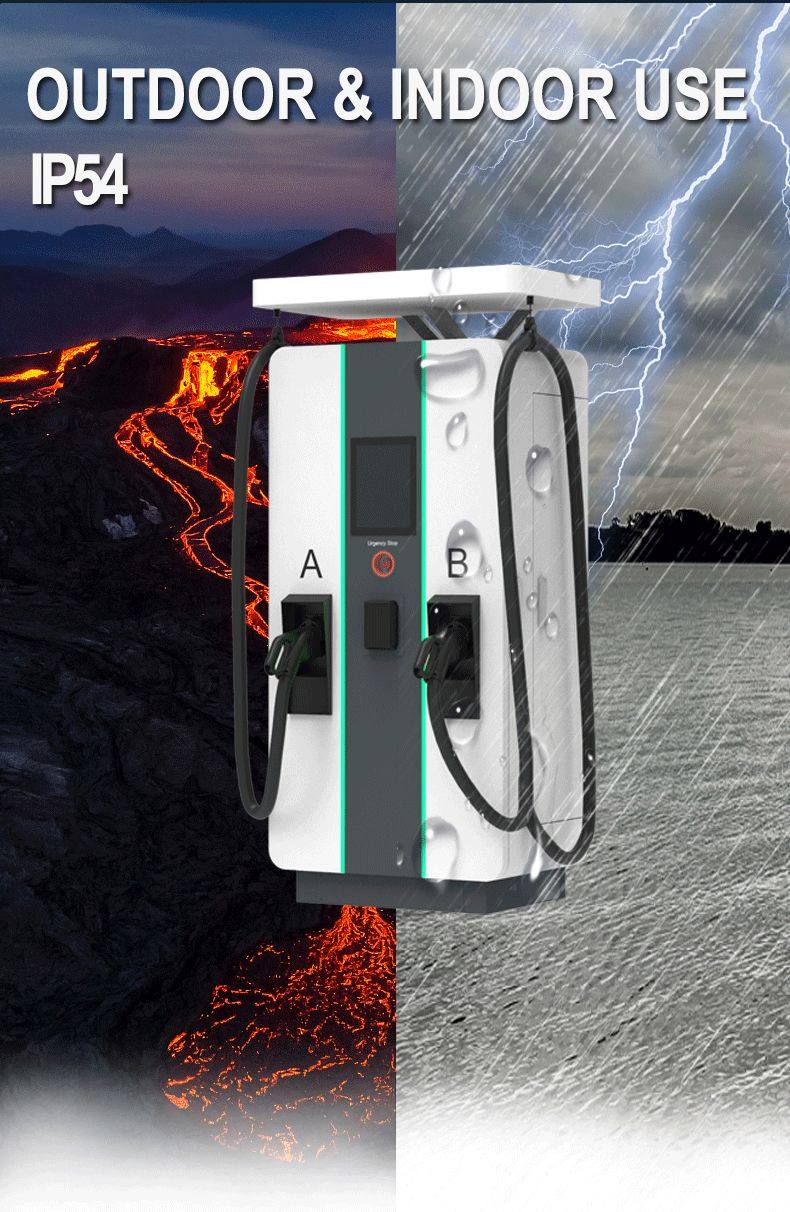 Factory Supply New DC Fast Electric Car Charging Station Level 2 EV Charger CCS 60kw-240kw Commercial EV Charging Infrastructure