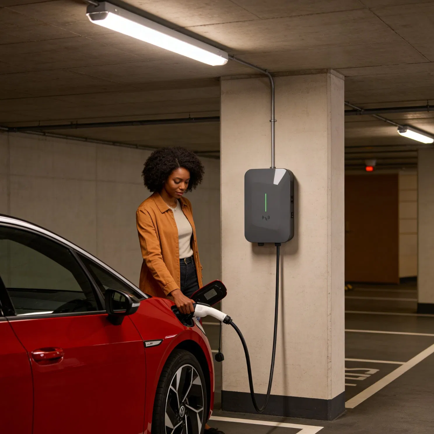 7kw Home EV Charger Wallbox Residential Slow Apartment Shared