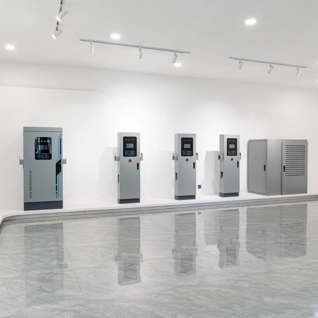 Split Type DC Fast Charging Station CCS2 GB/T Six Gun Commercial Waterproof EV Charger Ocpp1.6j IP65