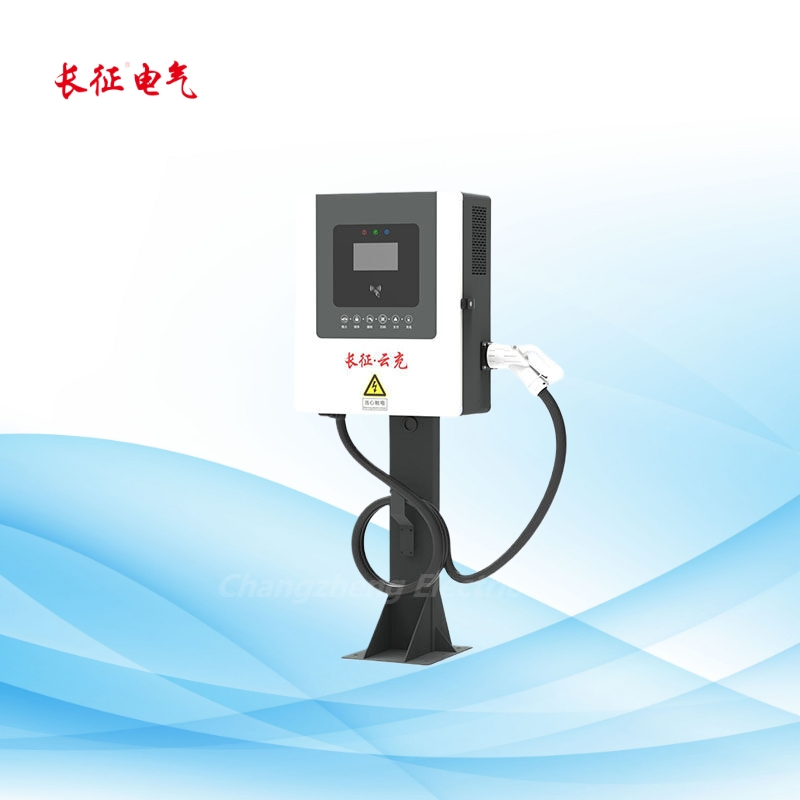 Outdoor Wall Mounted Integrated DC Fast EV Charger Three-Phase Charging Station for Commercial Use