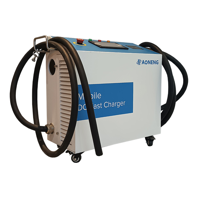 Aoneng 30kw Movable Mobile Rapid Fast Solar DC Electric Vehicle Car Battery EV Charger Charging Station for Emergency Commercial Use CCS2 GB/T Level 3 Ocpp1.6