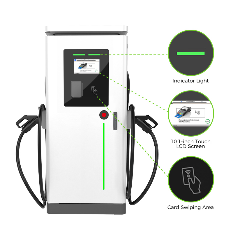 Custom Smart IP54 200-1000V 120kw-240kw DC CCS2 EV Electric Car Charger Station with POS