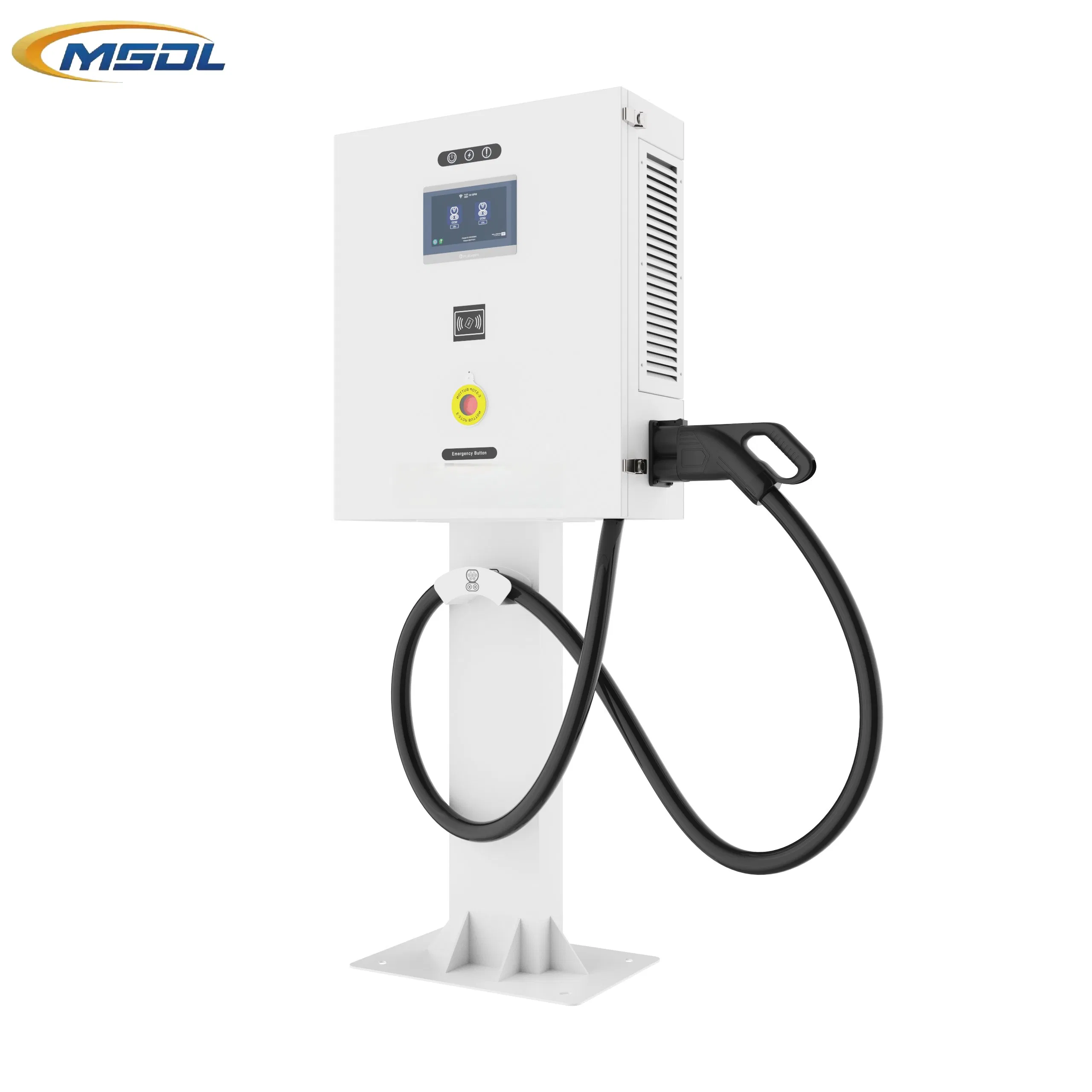 40kw Wall-Mounted DC EV Charger Electric Car Charger with V2l/V2h Support for Residential and Small Commercial Charging Locations