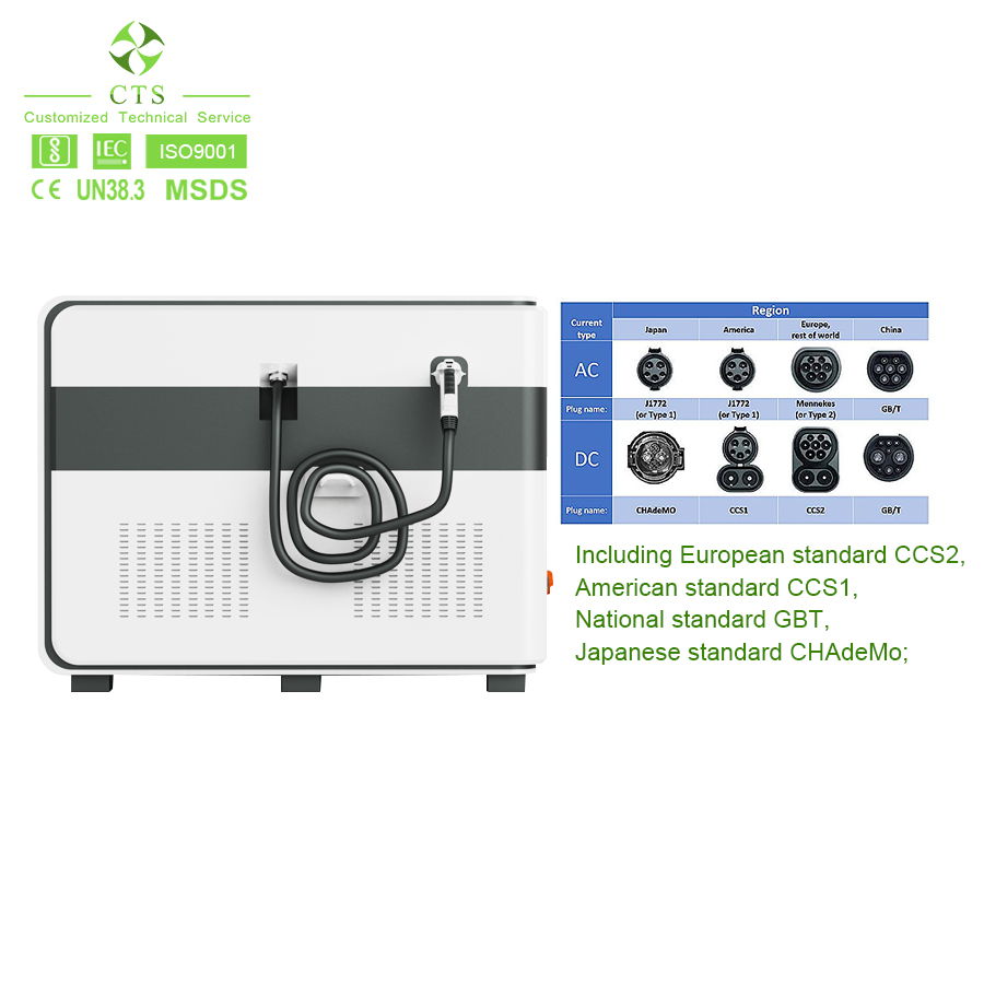 Portable Charger 60kw DC Mobile EV Charging Station for Electric Car Charging Outdoor