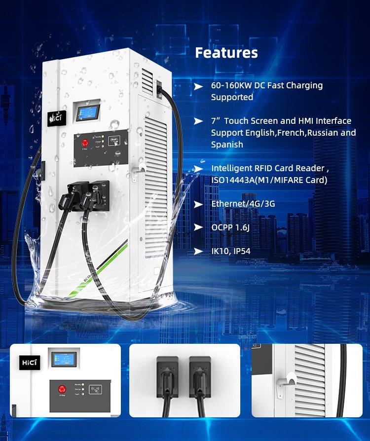 Durable EV Charging Station with IP55 Protection for Cars