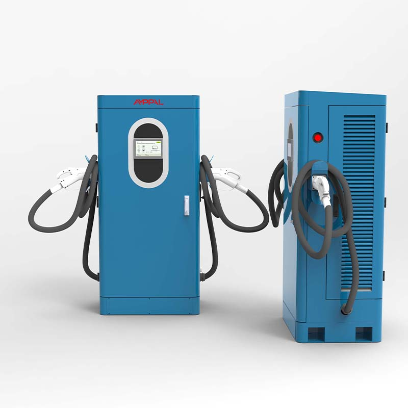 High Power Waterproof Commercial Supermarket Outdoor IP55 DC 60kw 80kw Fast Electric Car EV Charger Charging Station