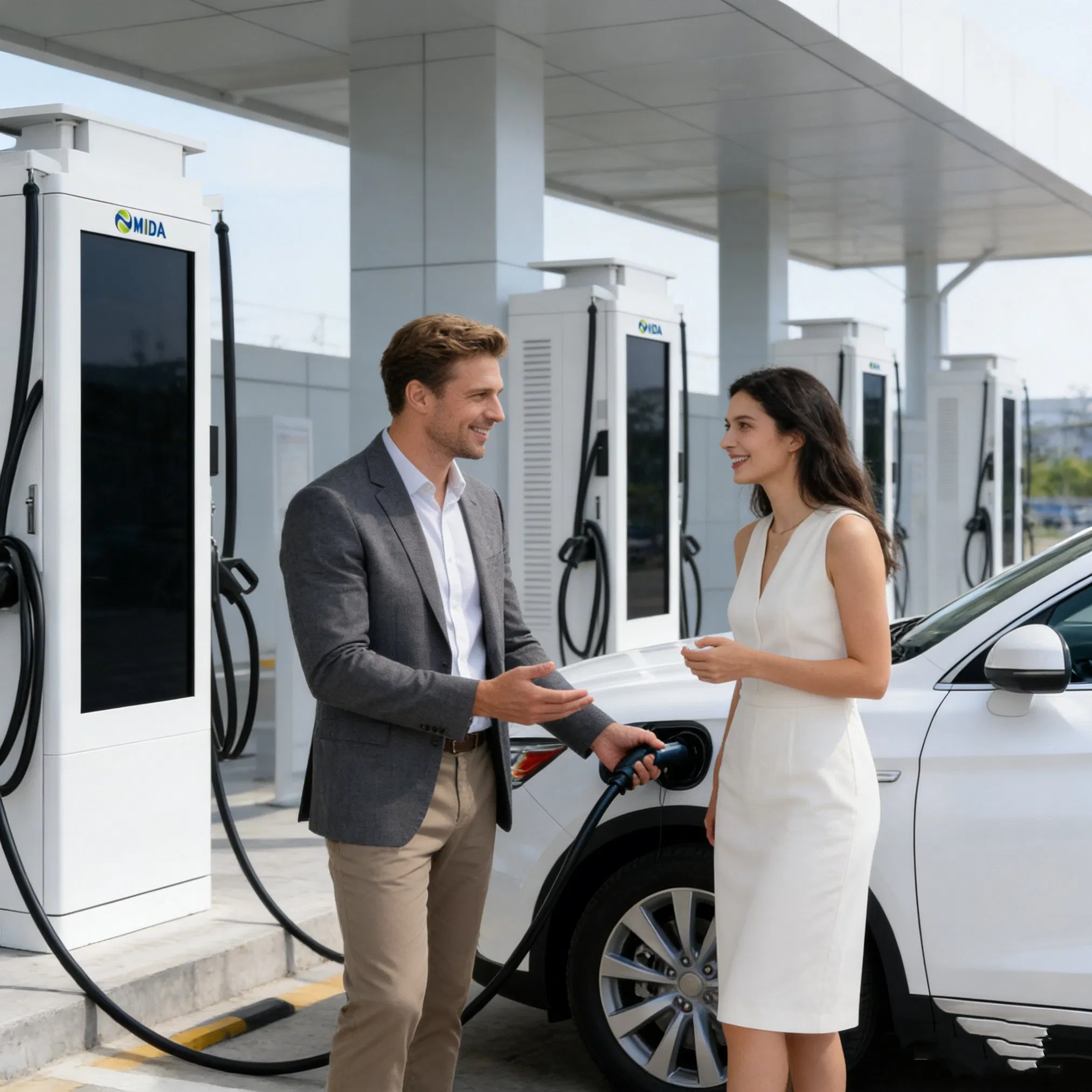 60kw/120kw/180kw CCS1/CCS2 Advertising Screen EV Charging Station Ocpp1.6j/2.0 Commercial Use DC Fast Charger Floor Mounted New