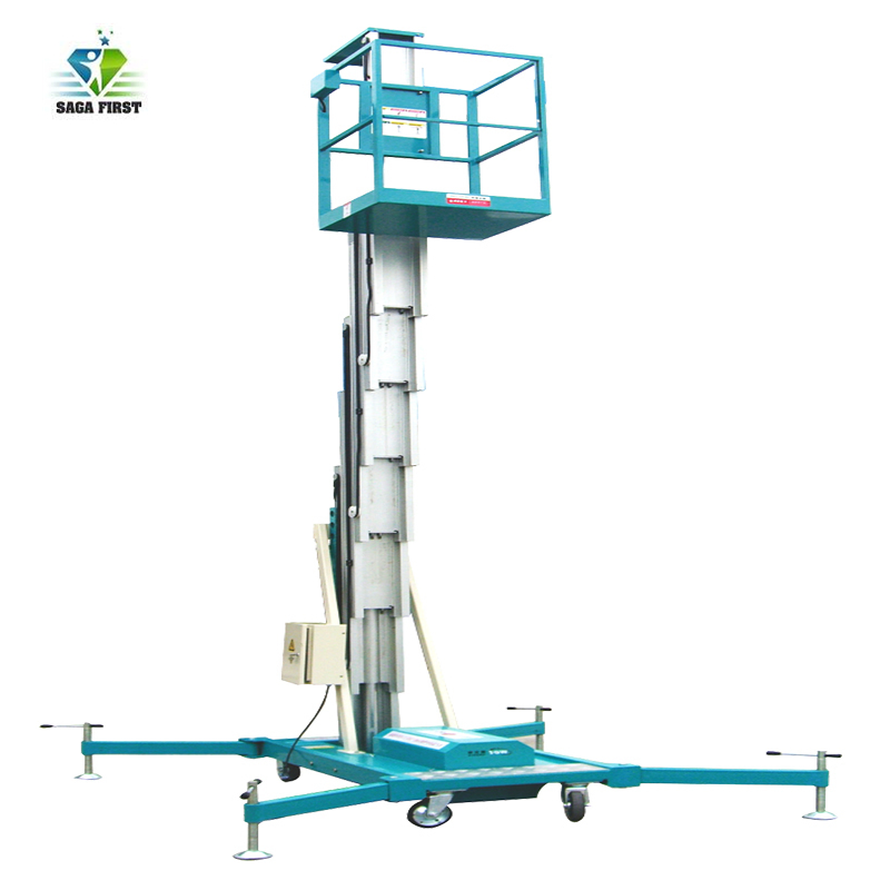 Mobile 300kg Low Level Access Electric Aerial Lift Aluminum Ladder