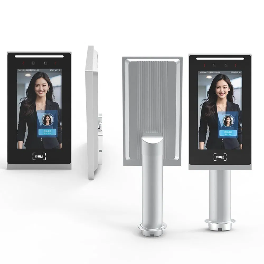 7 Inch Biometric Facial Recognition Device Time &amp; Attendance Access Control Terminal Time Face Recognition Attendance System