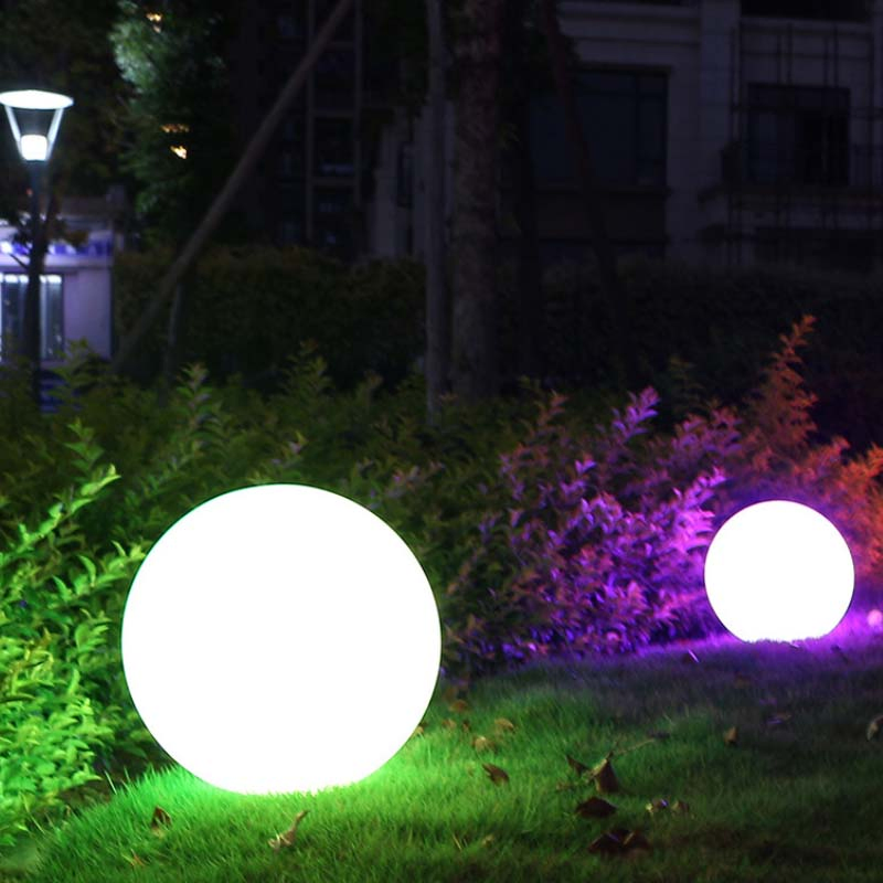 60cm Plastic Bar and Nightclub Furniture RGB Plus White Hilton Hotel Furniture LED Ball Lighting for Sale