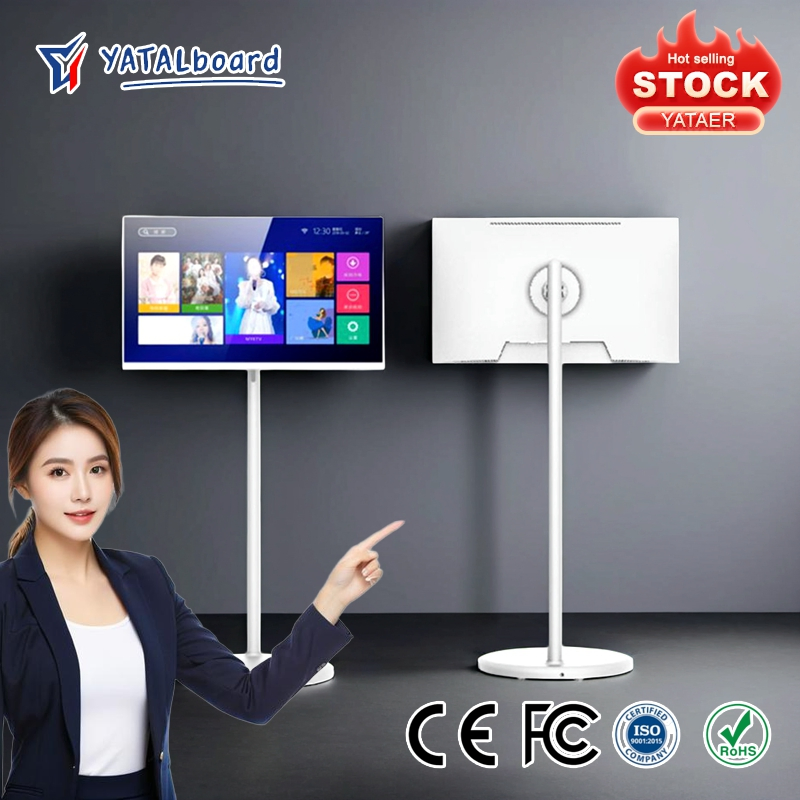 Yatalboard 21-Inch Smart LED TV with Android Digital Portable TV Box 8K Supporter Remote-Cheap Smart Tvs