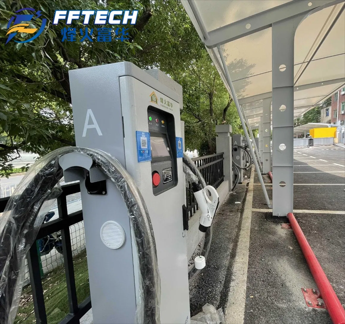 60kw/120kw/180kw Ocpp 1.6j Chademo, CCS2, Type 2 DC Connector Electric Car Charging Station Charging Pile for Outdoor Commercial Use
