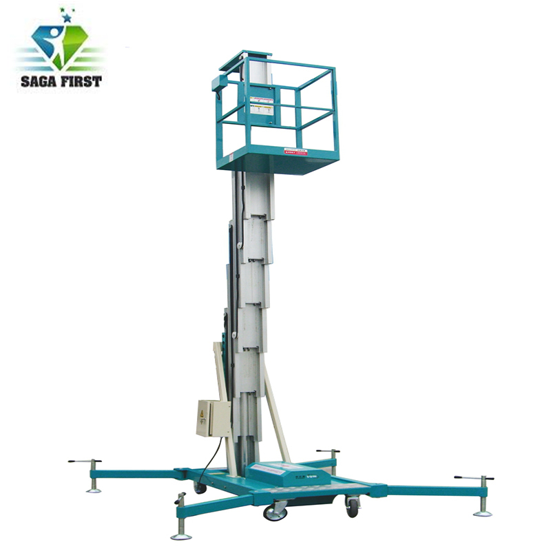 Mobile 300kg Low Level Access Electric Aerial Lift Aluminum Ladder
