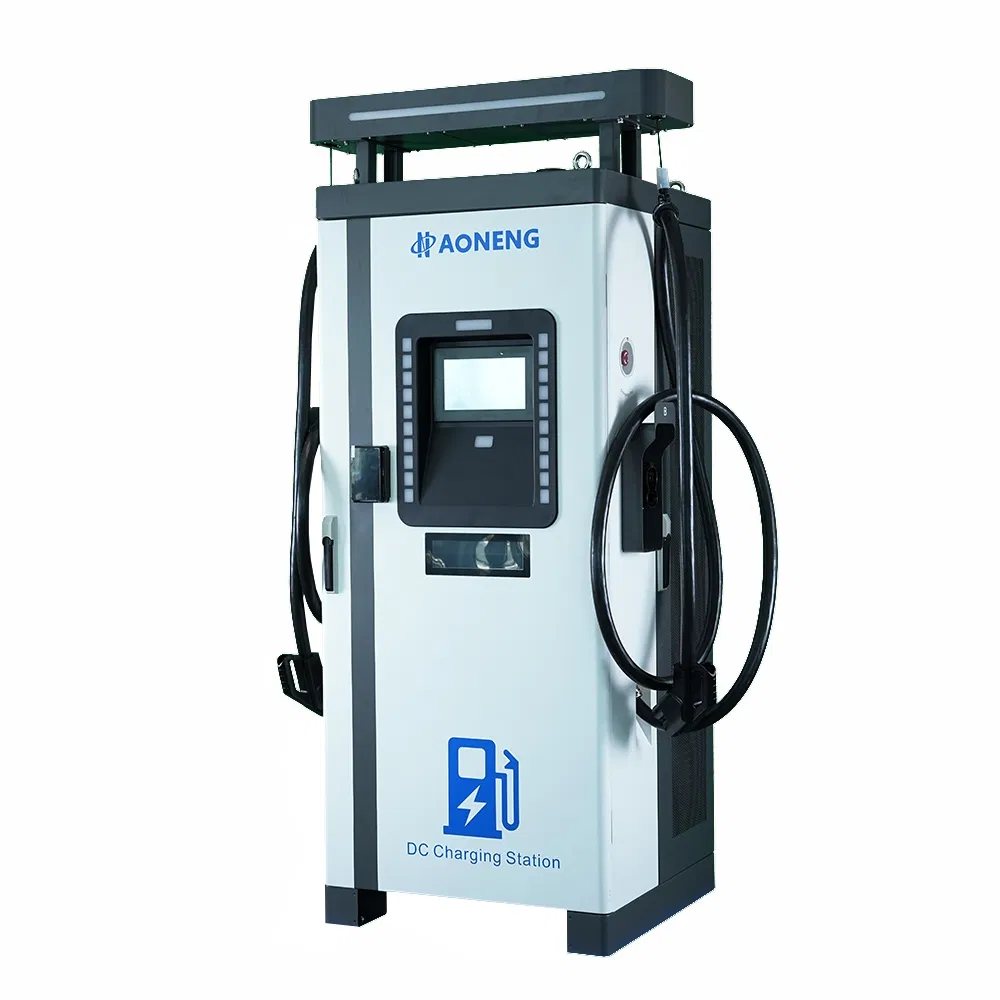 Aoneng Level 3 120kw Home Mobile Rapid Fast Solar DC Electric Vehicle Car Battery EV Charger Charging Station with GB/T CCS2 Dual Connector Ocpp1.6 Commercial