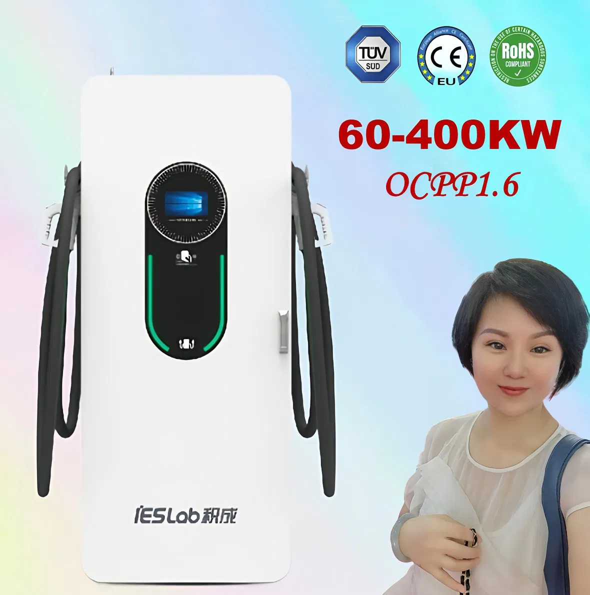 EV Charge Infrastructure Floor Mounted CCS2 Gbt Ocpp Commercial Public Use 80kw 240kw 360kw Electric Vehicle Car Battery Fast DC EV Charger Charging Station