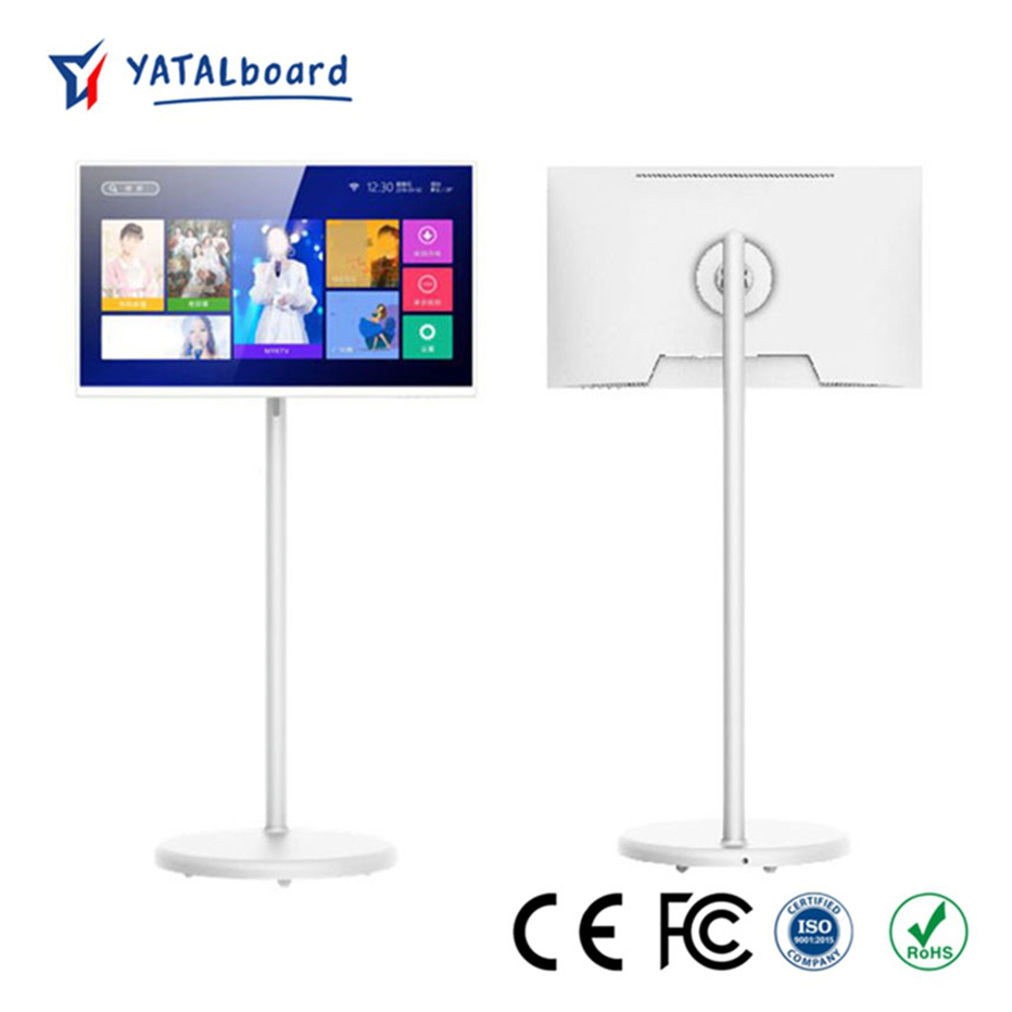 Yatalboard 21-Inch Smart LED TV with Android Digital Portable TV Box 8K Supporter Remote-Cheap Smart Tvs