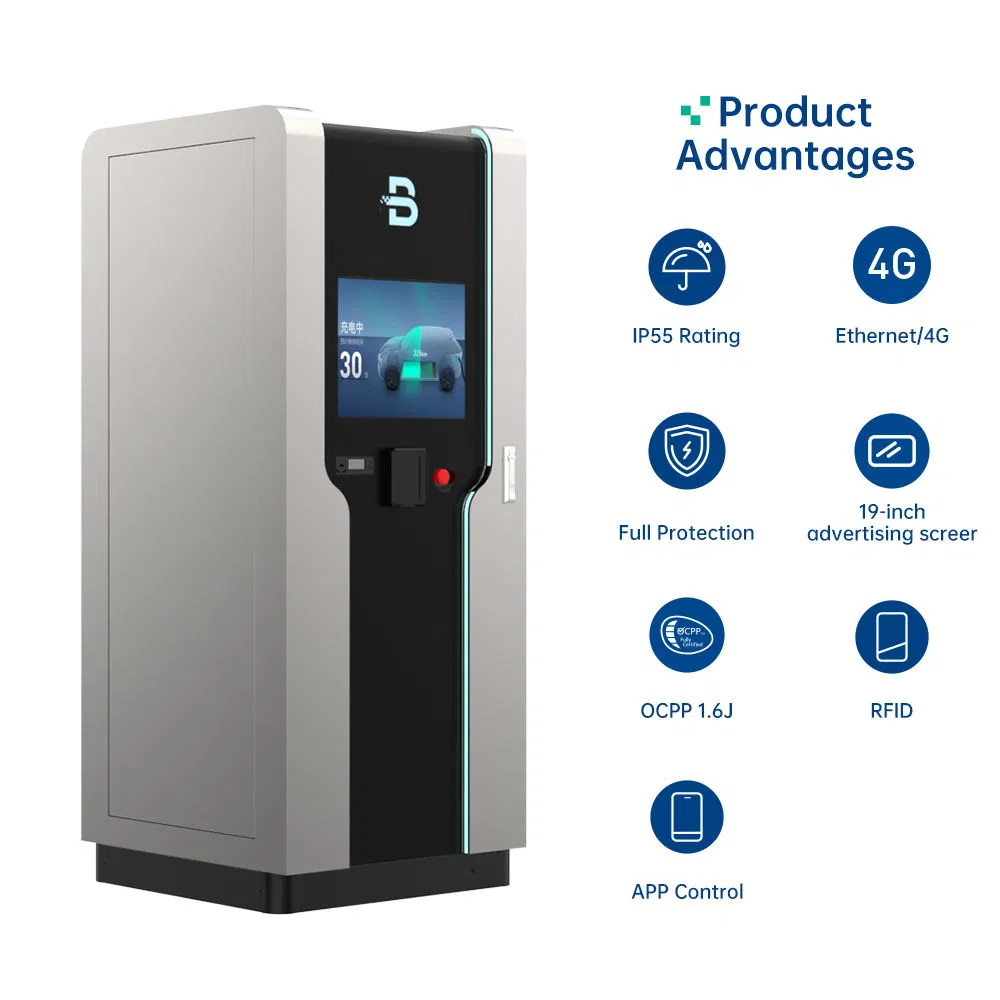 Beny IP54 Battery-Integrated DC EV Charger 60 80kw DC Charger 42.5kwh Energy Storage System for Commercial Use