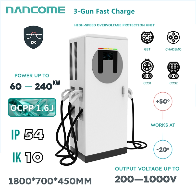 ODM Commercial Outdoor DC Charger Car Battery Electric Vehicles Chargers EV Charging Station