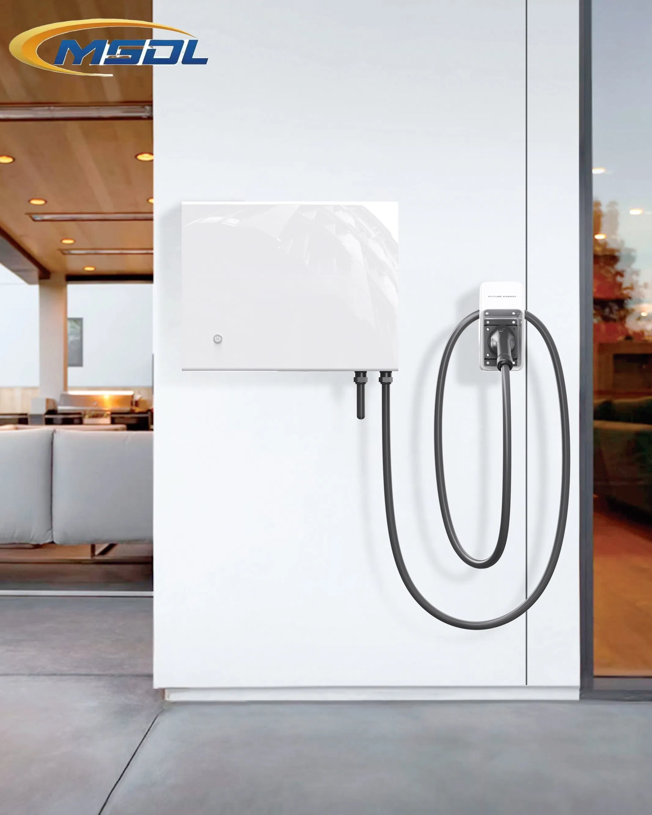 30kw DC Charging Single-Gun Electric Car Charger Installation for Residential and Commercial