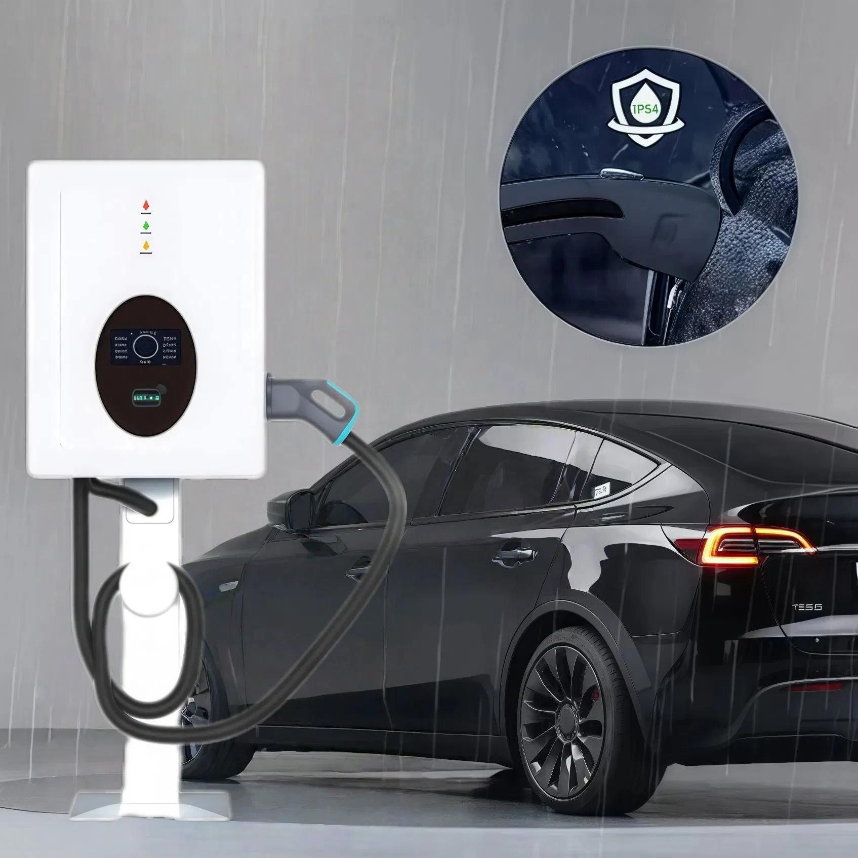 Guhe IP54 Waterproof Home Residential Commercial Parking Lot 30kw DC EV Electric Vehicle Car Charger Charge Charging Station