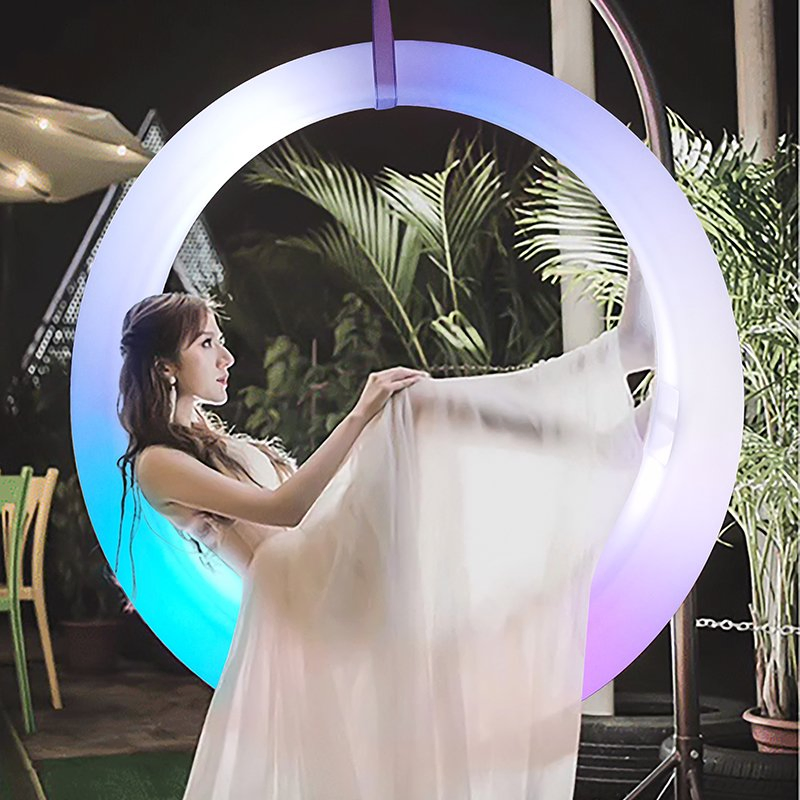 Colorful Outdoor Lighting Waterproof Garden Light LED Furniture Strip Light LED Swing Chair