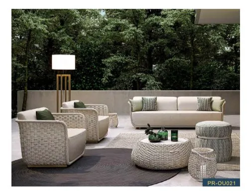 Sofá-salón al aire libre