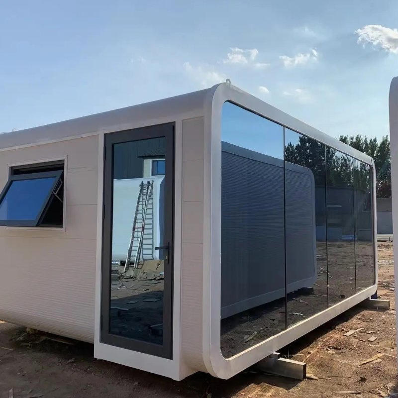 Casa Móvil Prefabricada de Manzana Modular de Fabricación China 20FT 40FT Desmontable Portátil Aislada a Prueba de Sonido para Venta en Resort de Glamping al Aire Libre