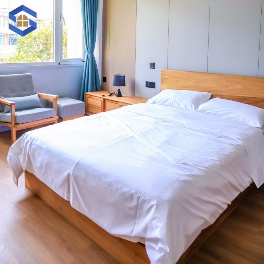 Área turística ecológica de hotel modular personalizable, resistente a terremotos, impermeable y a prueba de sonido