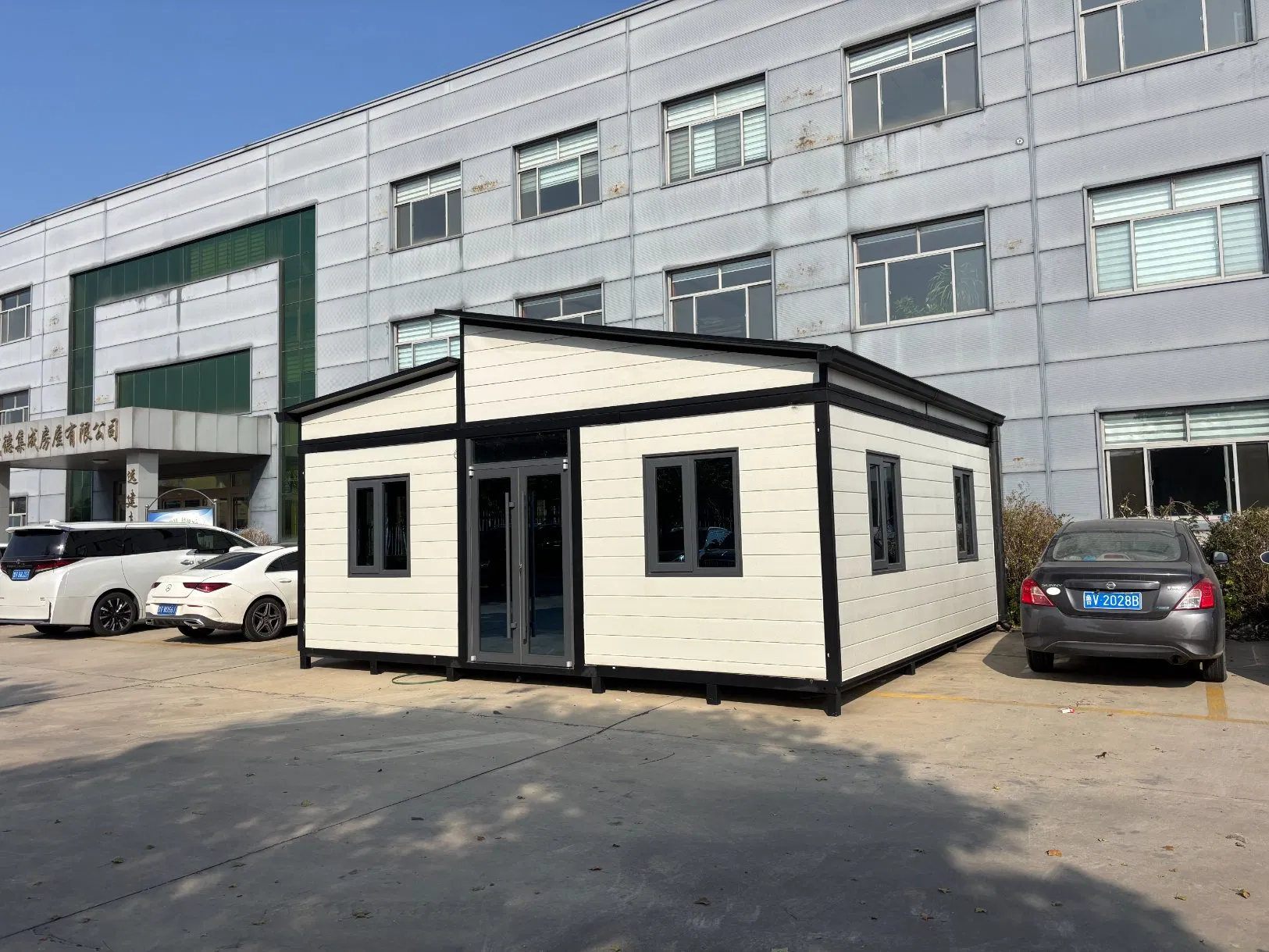 Casa Contenedor Móvil de Lujo Expandible Prefabricada Plegable Modular de Acero Ligero Superior Amplia Chic Sostenible 3-Bedroom de Primera Calidad