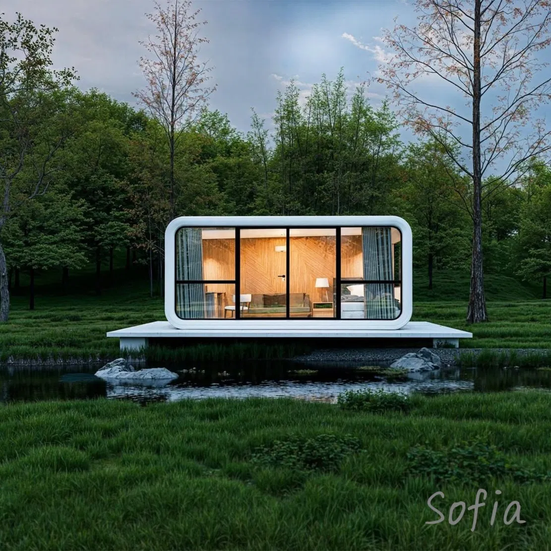 Cabaña de Manzana en la Montaña Casa Modular Fuerte Contenedor para la Playa