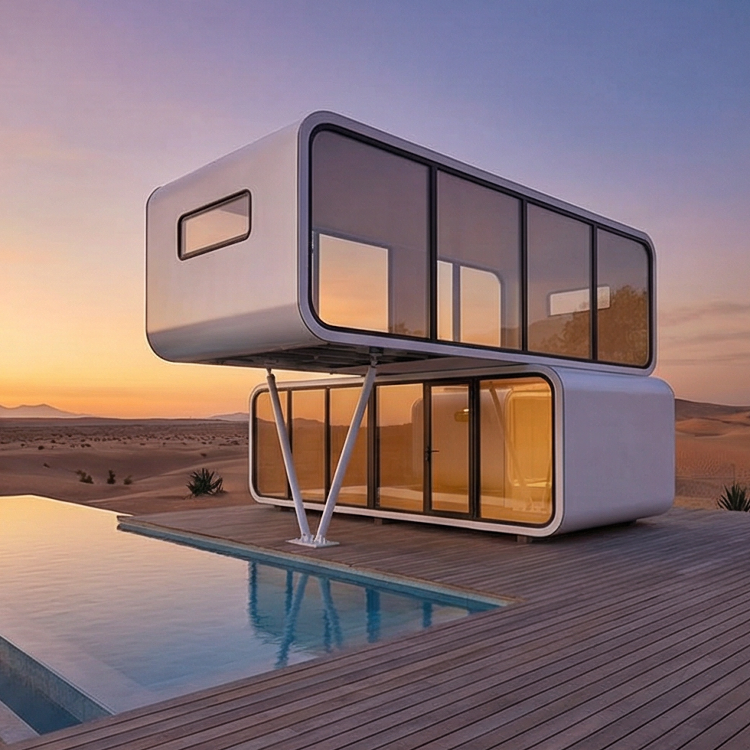 Resort de Cabañas Modulares de Apple: Ideal para Hoteles y Camping