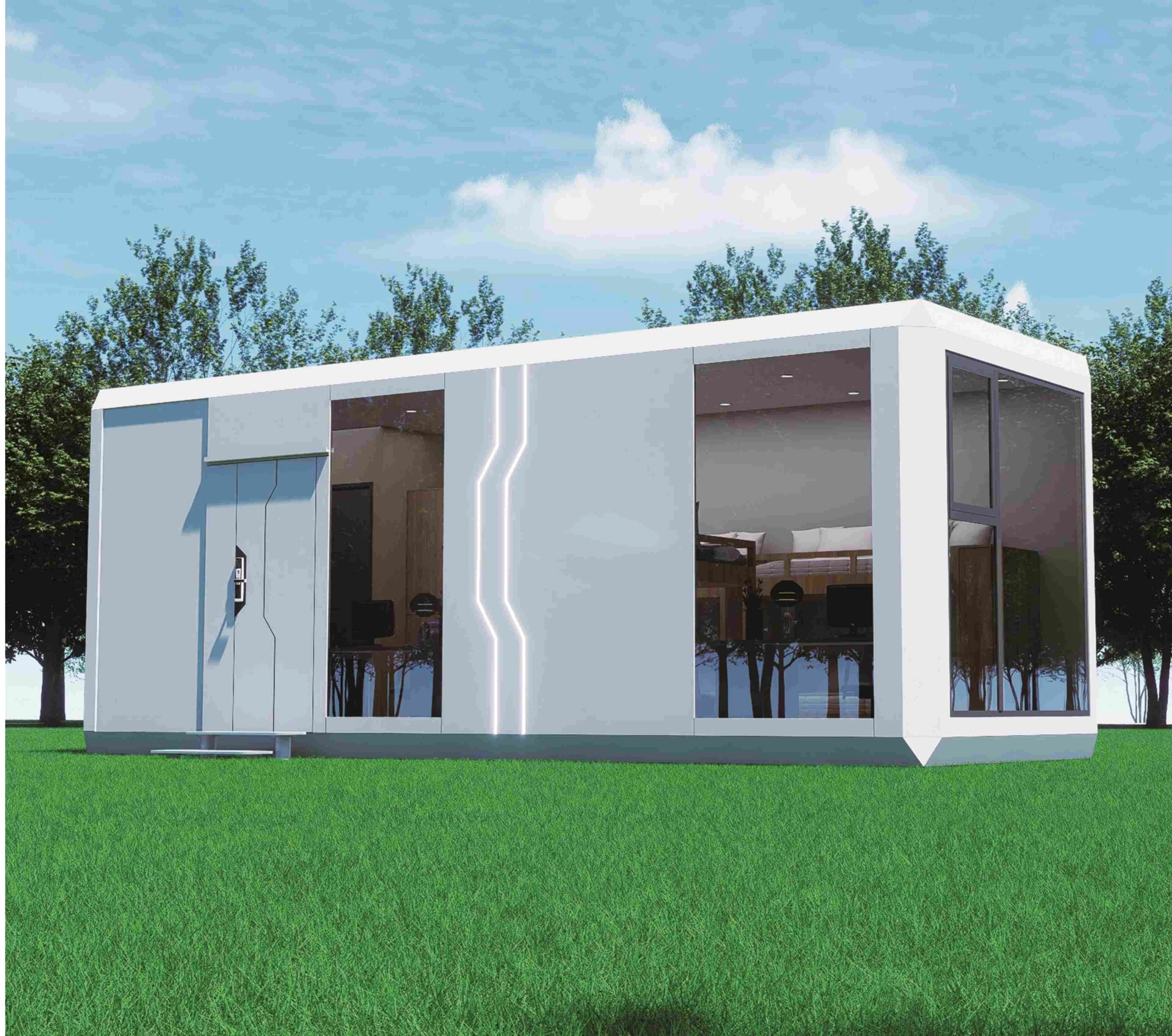 Cabina modular de alta tecnología para programas de bienestar corporativo