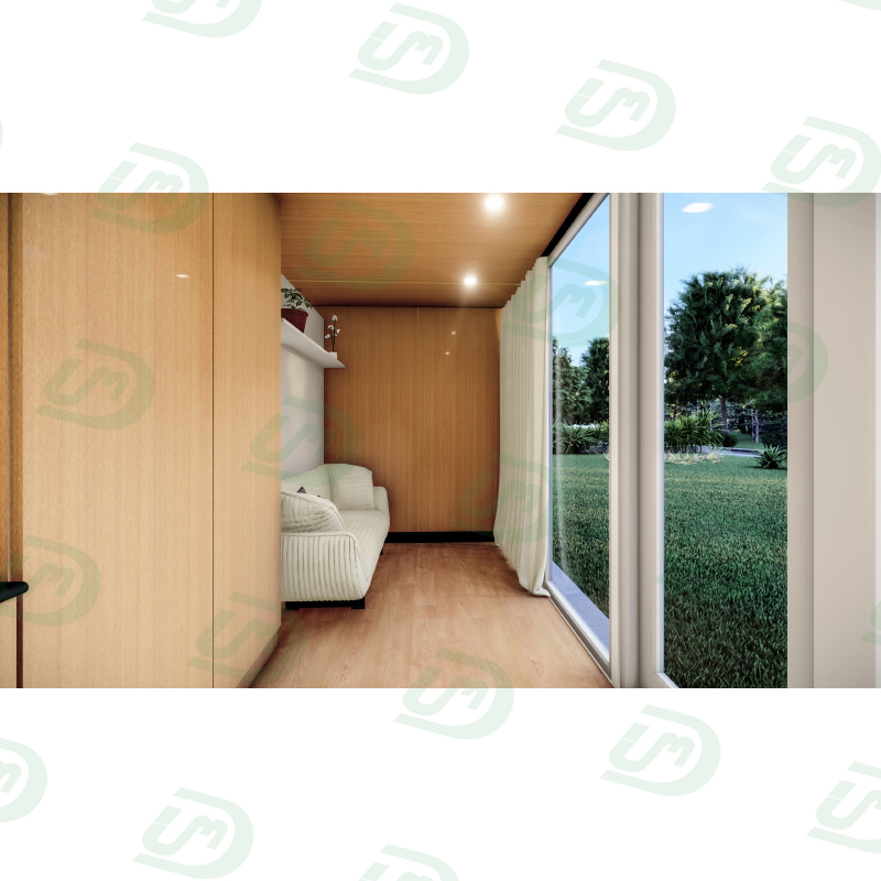 Casa modular prefabricada cápsula hotel móvil lista para exportar para turistas