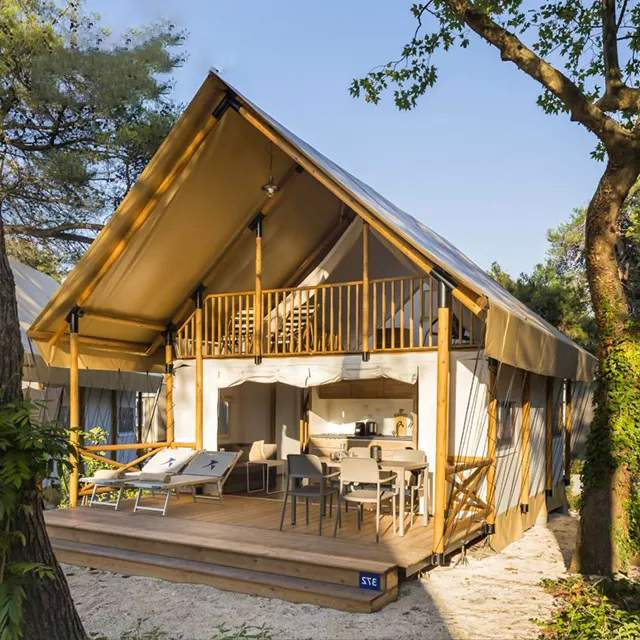 Camping Eco Lona Modular Resorts Lujo Playa Safari Glamping Hotel Carpa