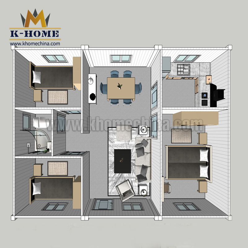 Complejos de Edificios de Apartamentos Prefabricados 3 para Dormitorios