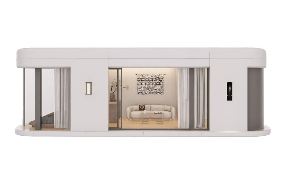 Casa prefabricada modular y móvil a prueba de viento y terremotos