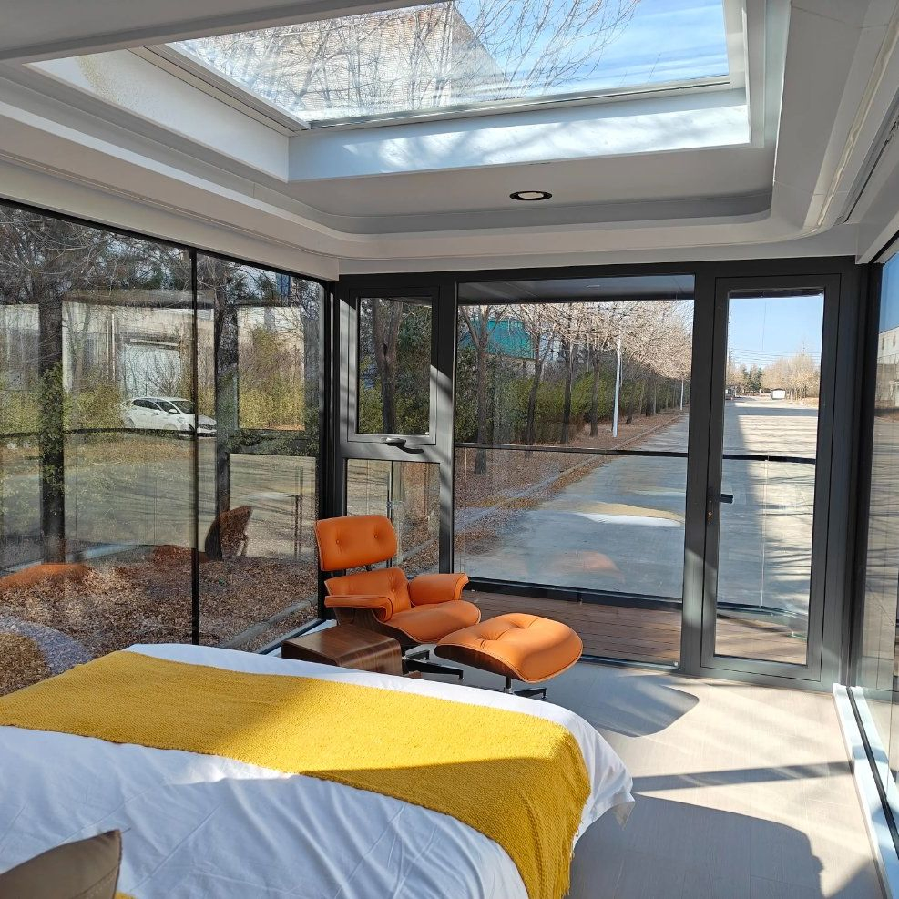 Cabaña prefabricada versátil y personalizable de montaje rápido para retiros de bienestar, centros de SPA y escapadas en la naturaleza