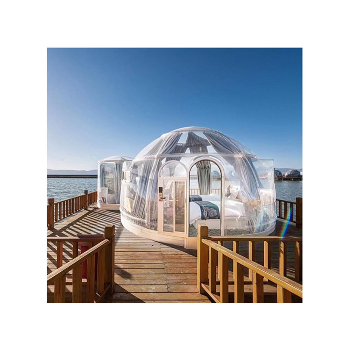 Casa Burbuja Romántica en el Bosque de Vacaciones Casa Transparente de Policarbonato