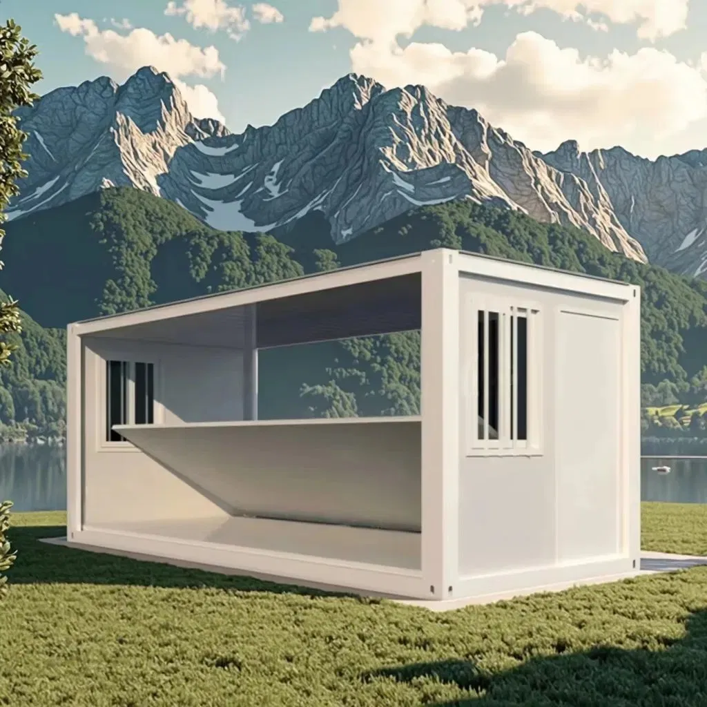 Contenedor Plegable Tipo Z de Fábrica de China 20FT 30FT 40FT Casa para Centro de Bienestar SPA Sala de Tratamiento en Venta