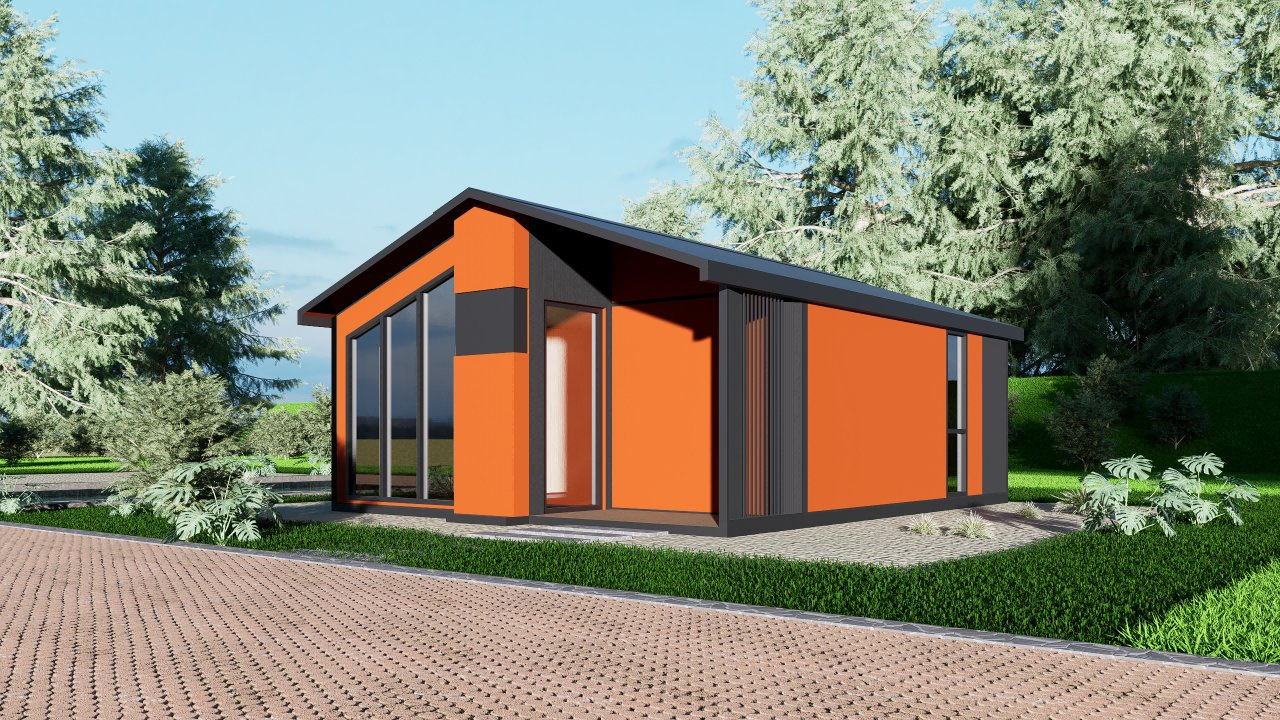 Casa Prefabricada Sofisticada para Resort de Lujo