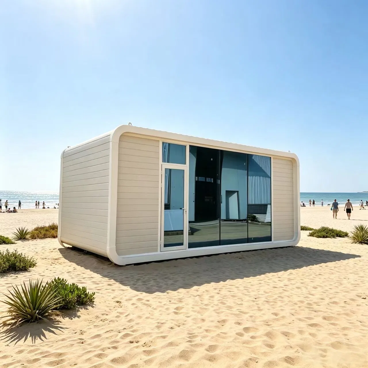 Casa Modular Prefabricada Casa Cápsula Espacial Casa Manzana Villa Móvil Moderna de Lujo para Turistas Alojamiento Resort Hotel Oficina