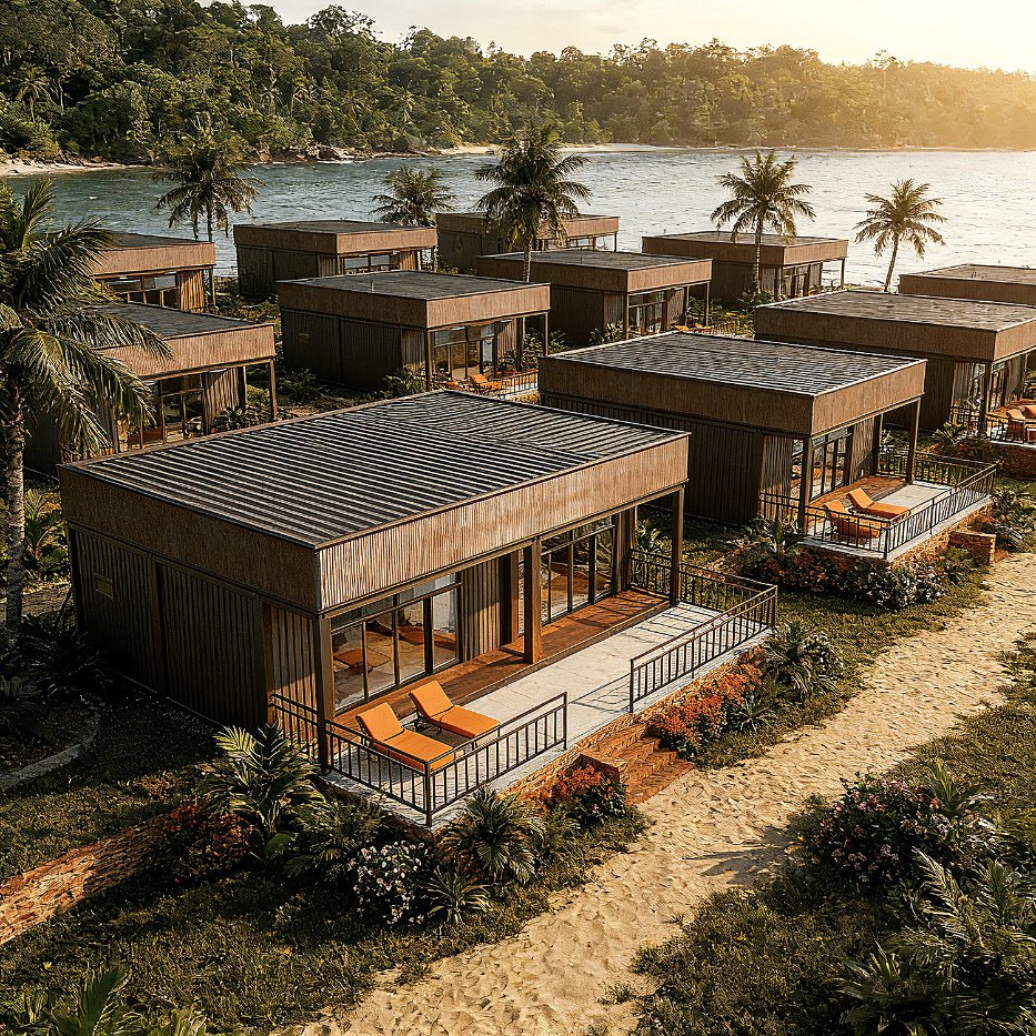 Casa Modular Prefabricada Portátil de Alta Calidad, Villa Prefabricada de Alta Gama