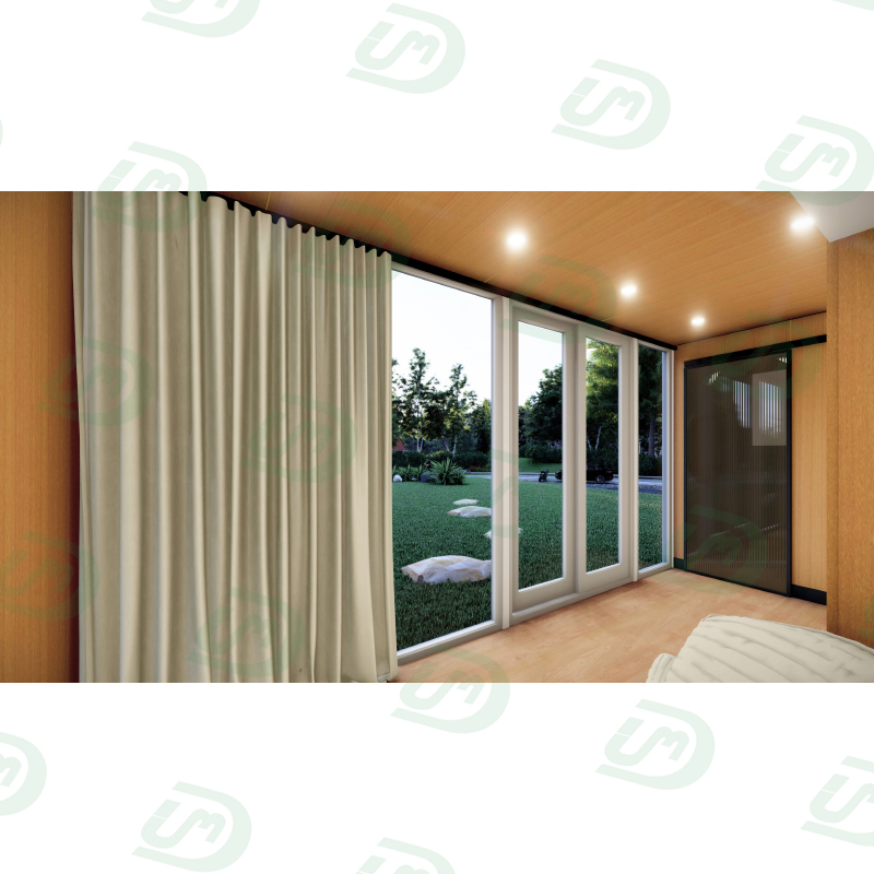 Casa modular prefabricada cápsula hotel móvil lista para exportar para turistas