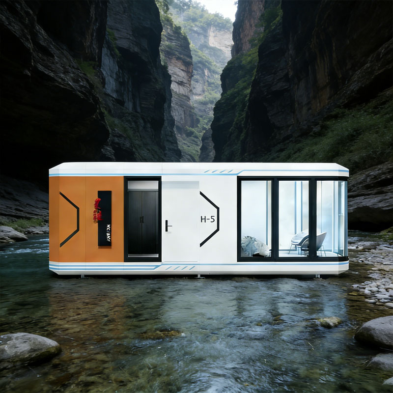 H5 Casas Modulares: Vistas Panorámicas de Montañas y Ríos