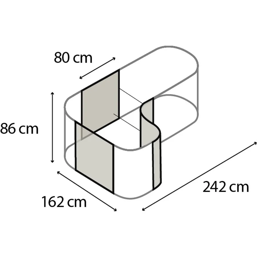 Dimensiones de Cama de Jardín Elevada Modular