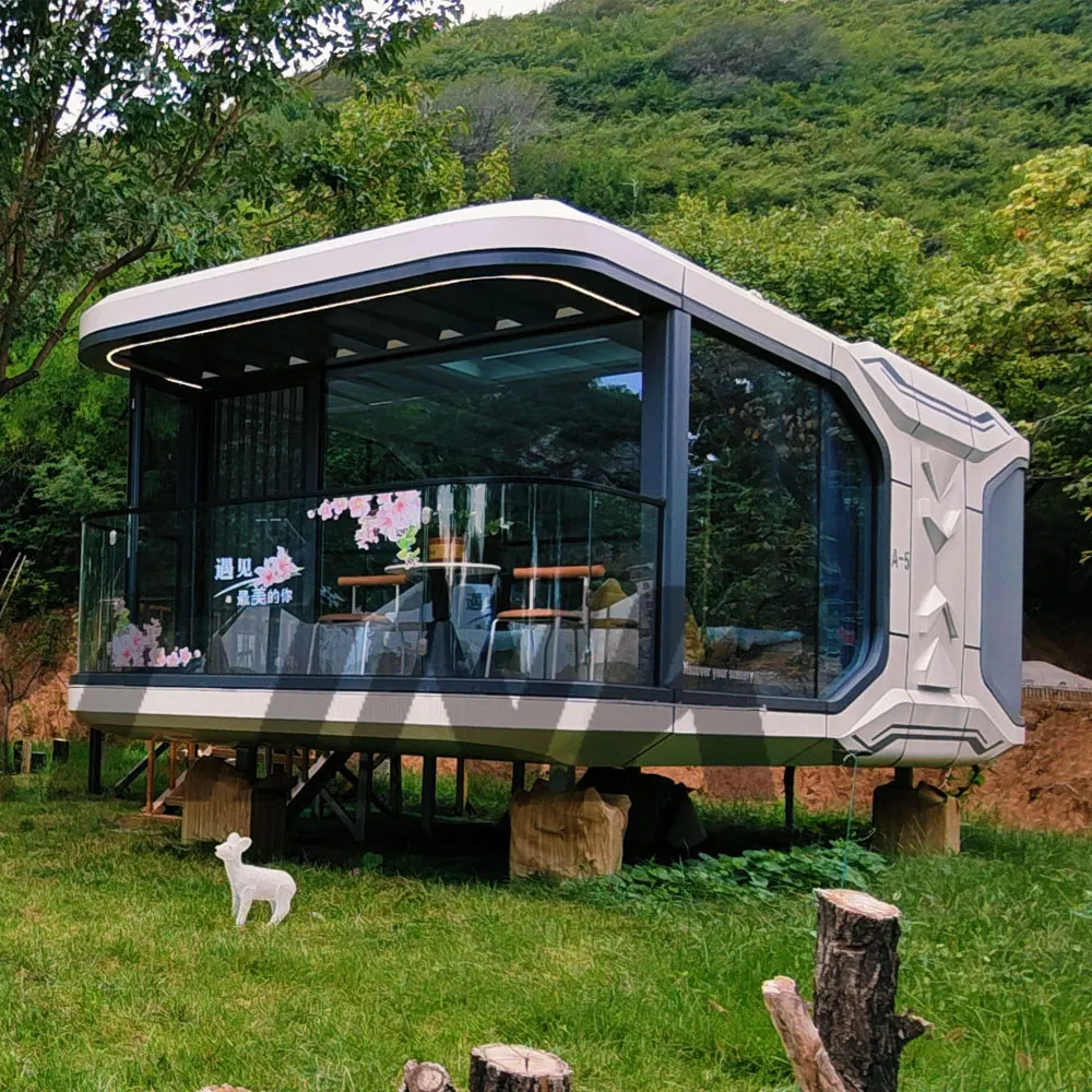 20 40 Fabricantes de casas contenedor prefabricadas FT Diseño, fácil desmontaje, contenedor colapsable, casa modular prefabricada para casas de vacaciones en islas