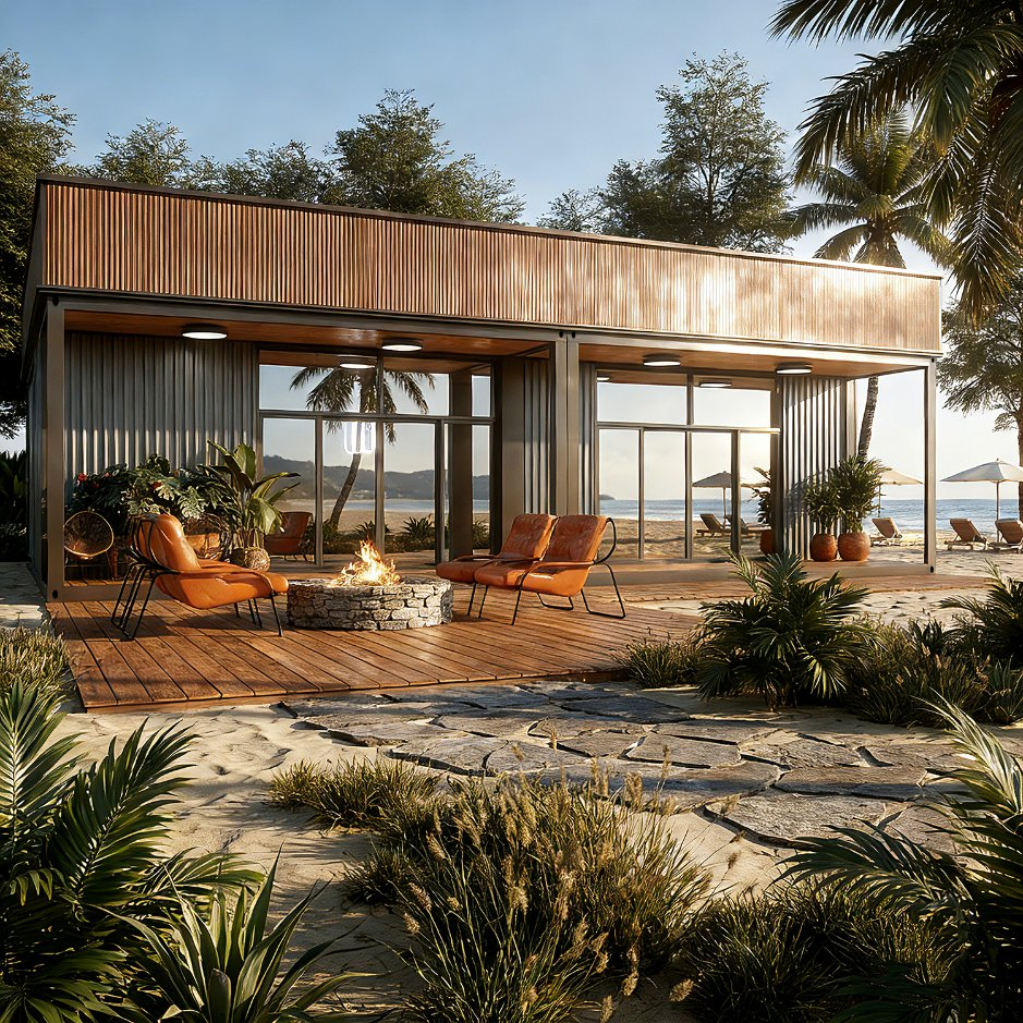 Casa Modular Prefabricada Portátil de Alta Calidad, Villa Prefabricada de Alta Gama