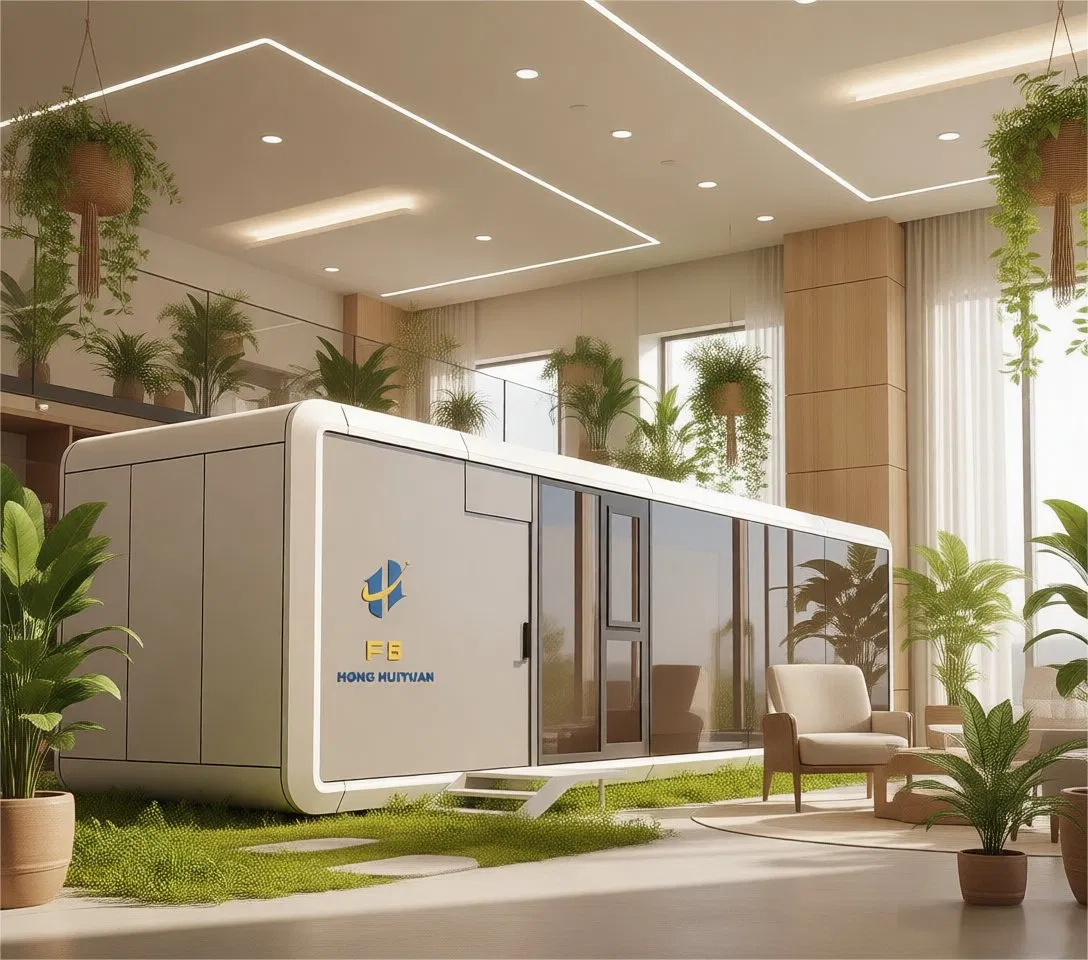 Cabina modular de alta tecnología para programas de bienestar corporativo