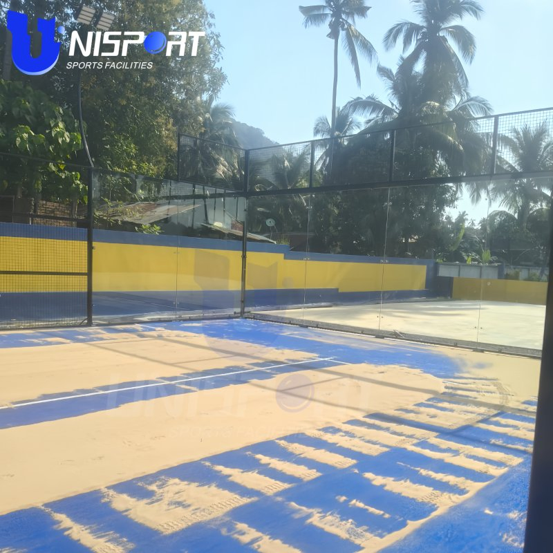 Unipadel Affordable Panoramic Padel Court Complete Turf for SPA Resort Sports Facilities